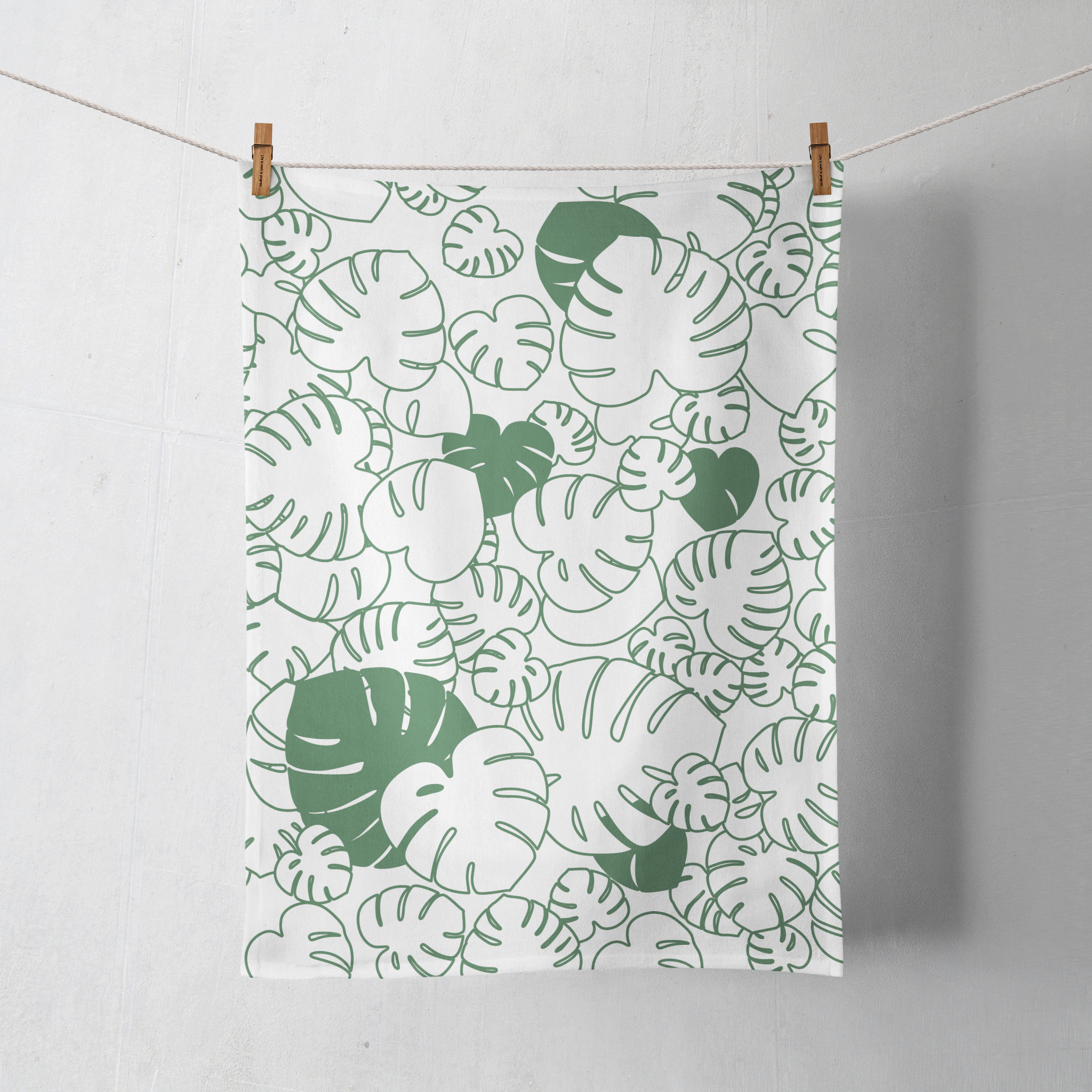 MONSTERA COTTON DISHCLOTH