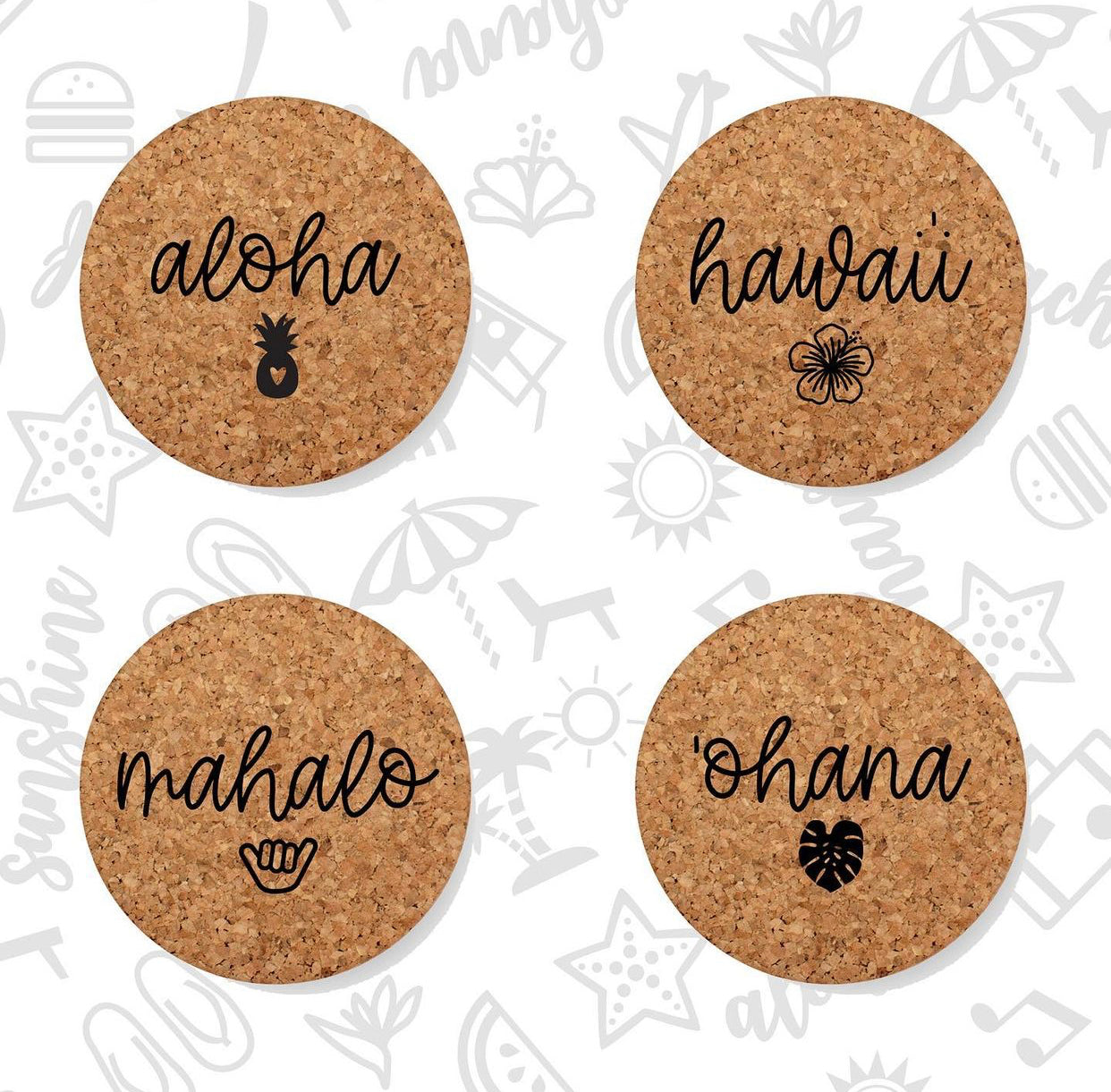 HAWAII CLASSICS COASTER SET