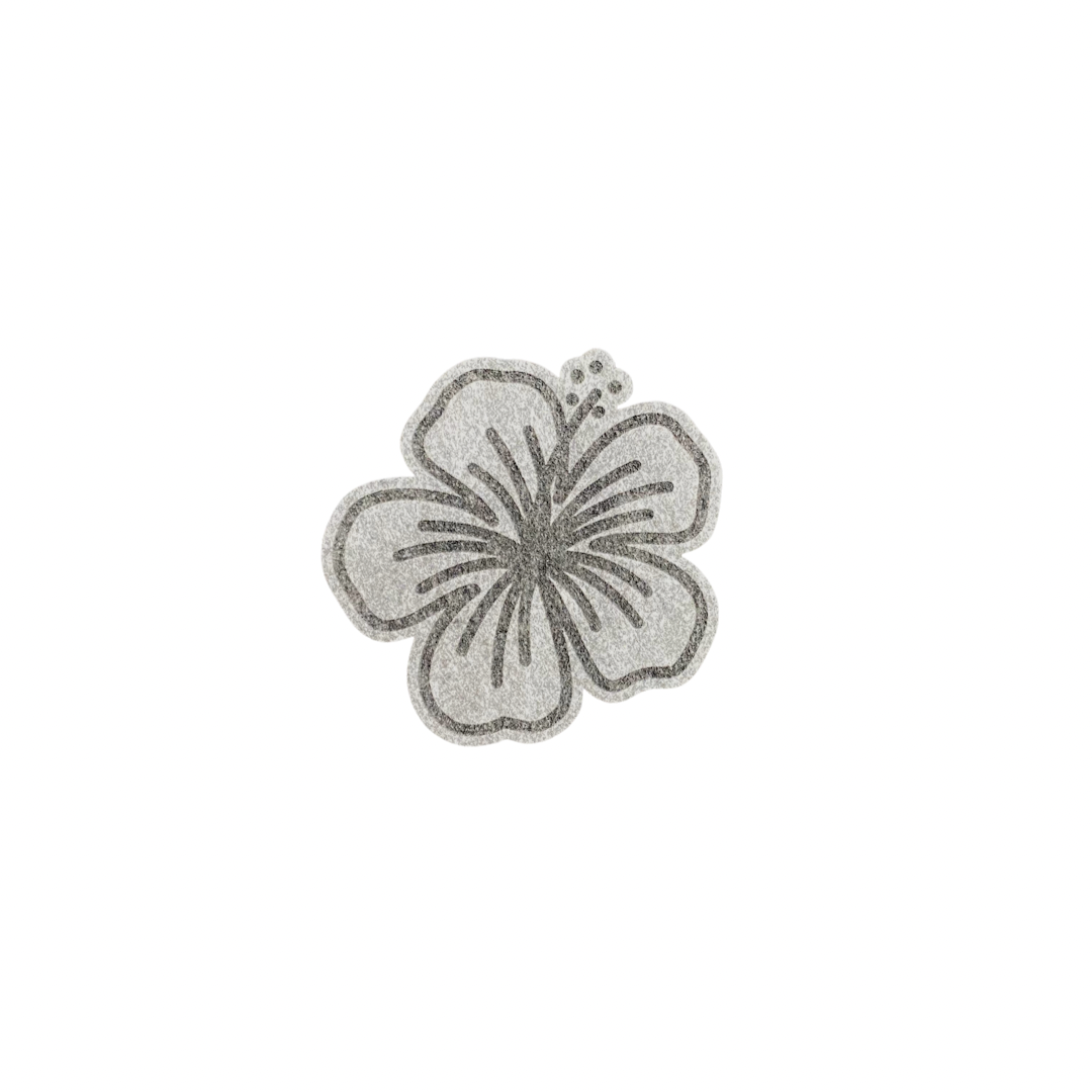 HIBISCUS FELT COASTER