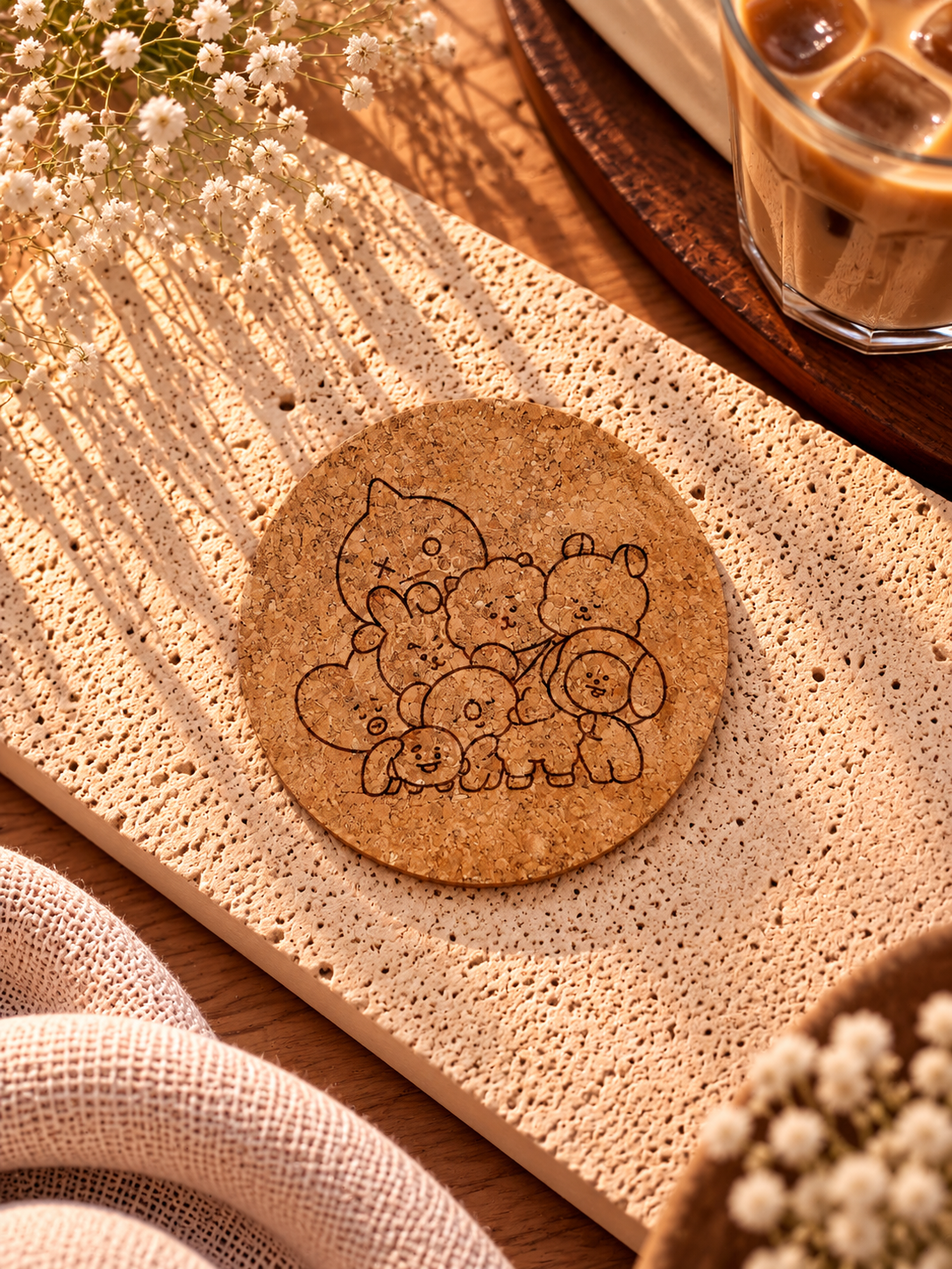 BT21 + ARMY HUG COASTER