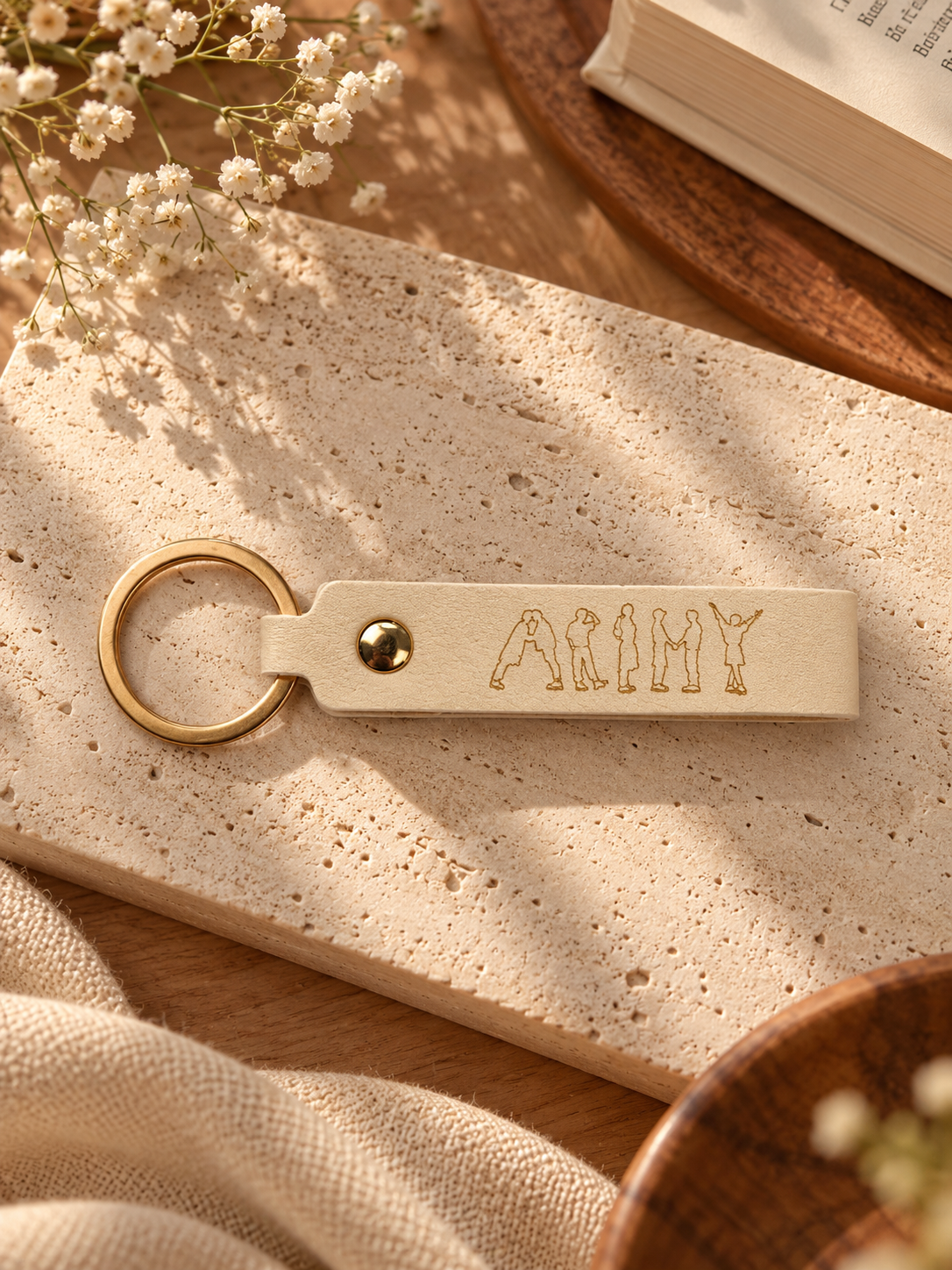 BTS ARMY LOGO KEYCHARM
