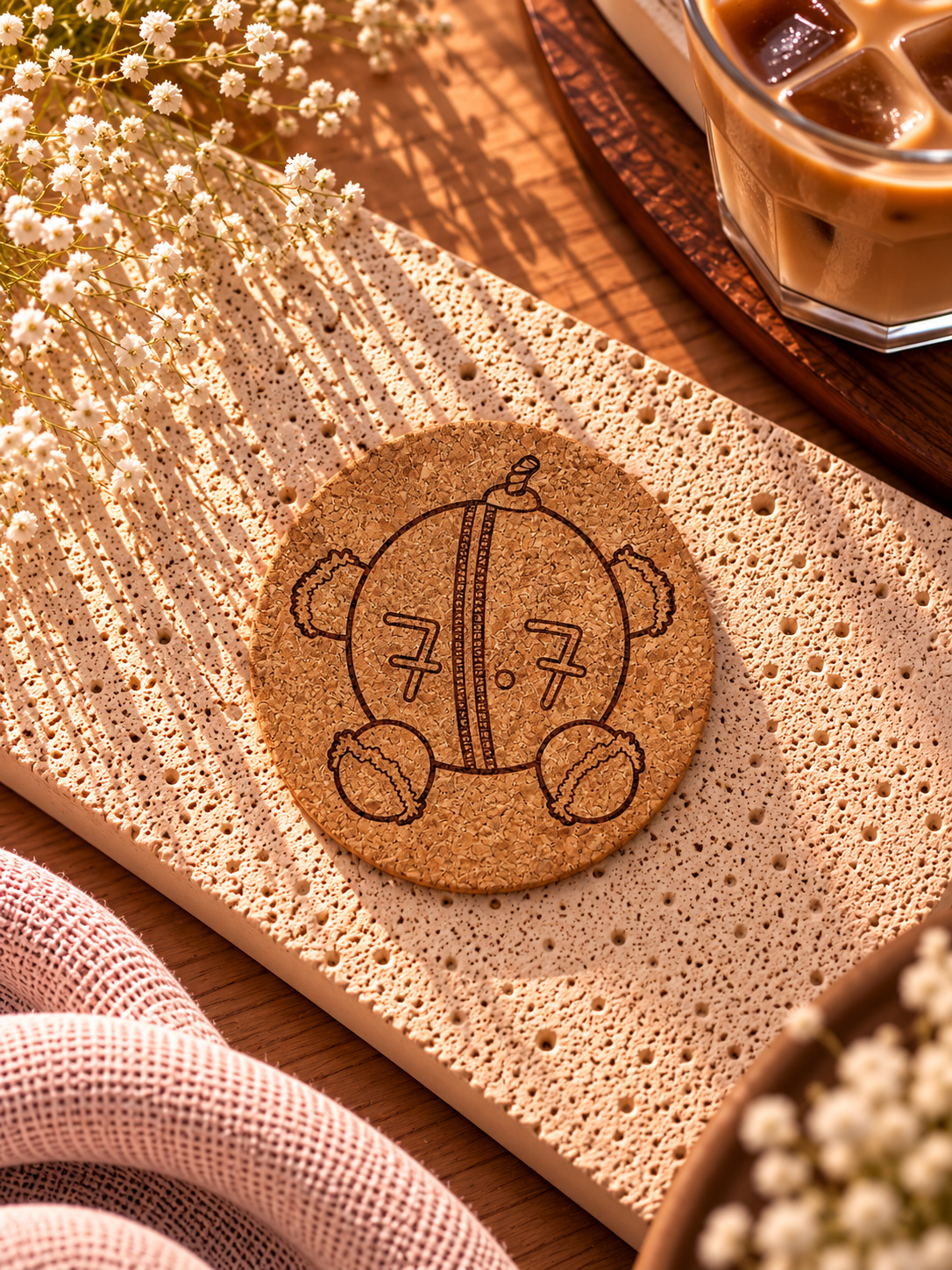ARMY BOMB PLUSH COASTER