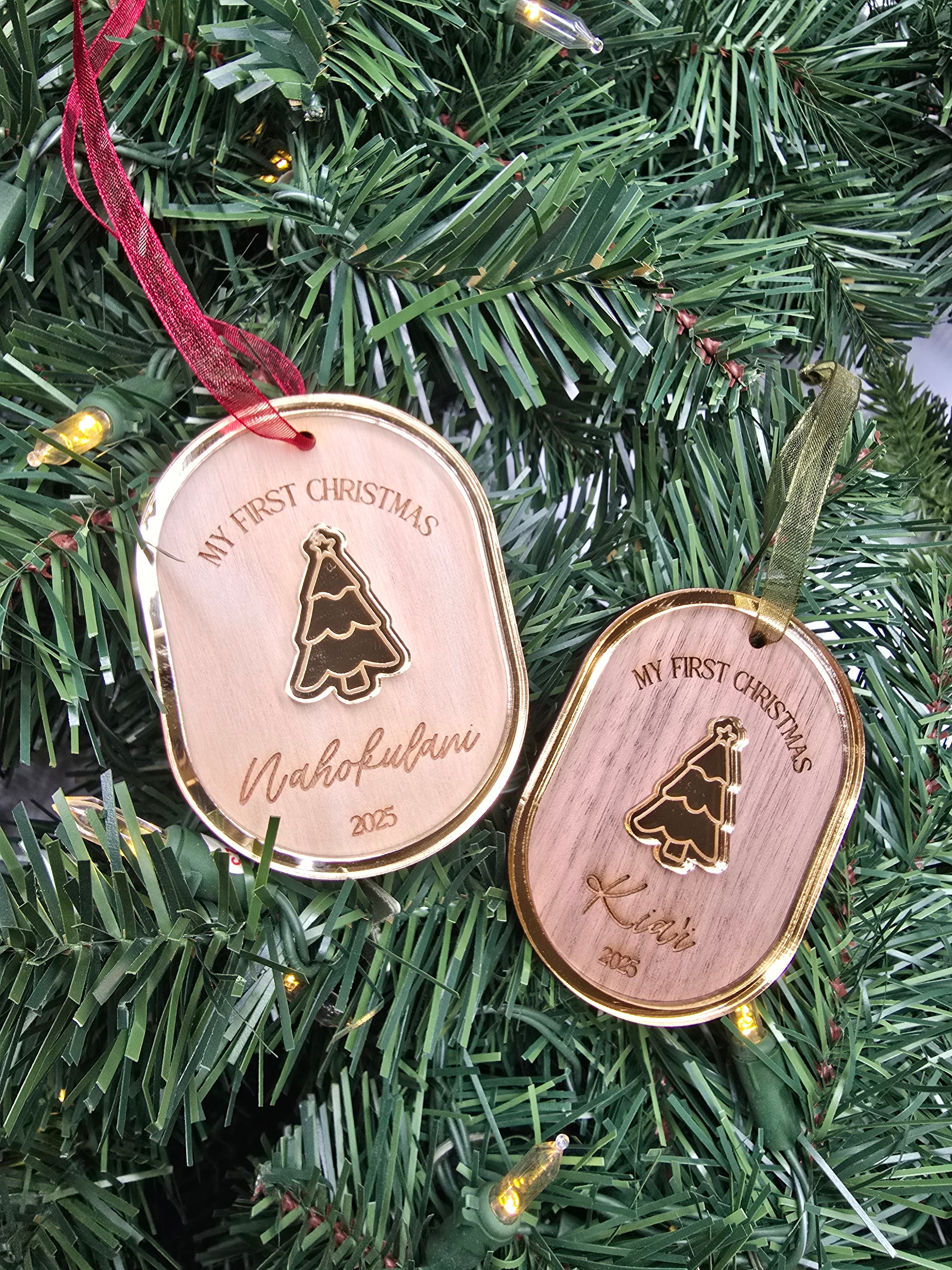 CUSTOM 1ST CHRISTMAS ORNAMENT