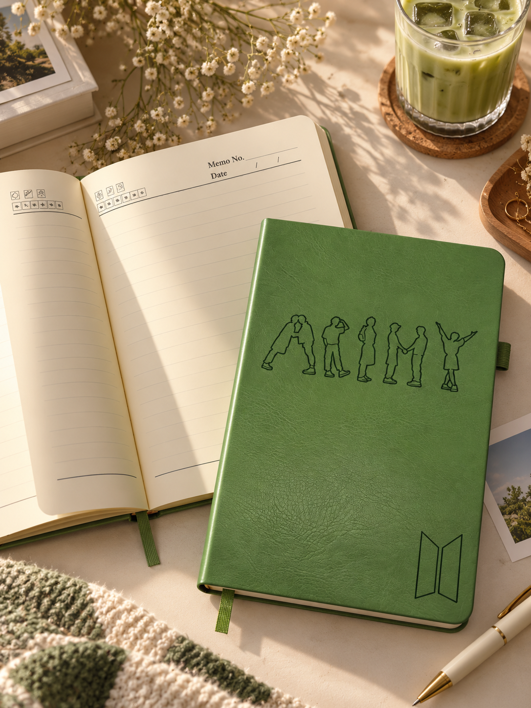 BTS ARMY LOGO NOTEBOOK