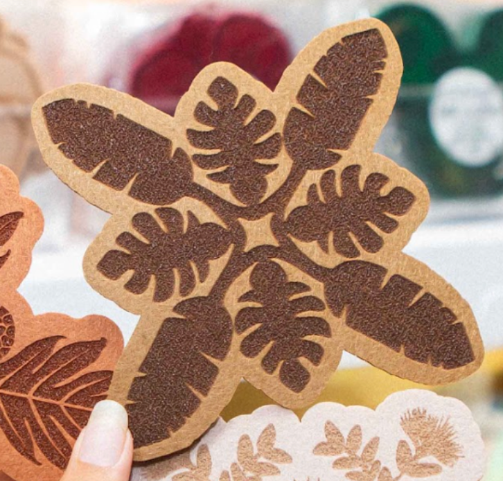 QUILT FELT COASTER