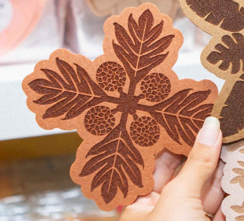 QUILT FELT COASTER