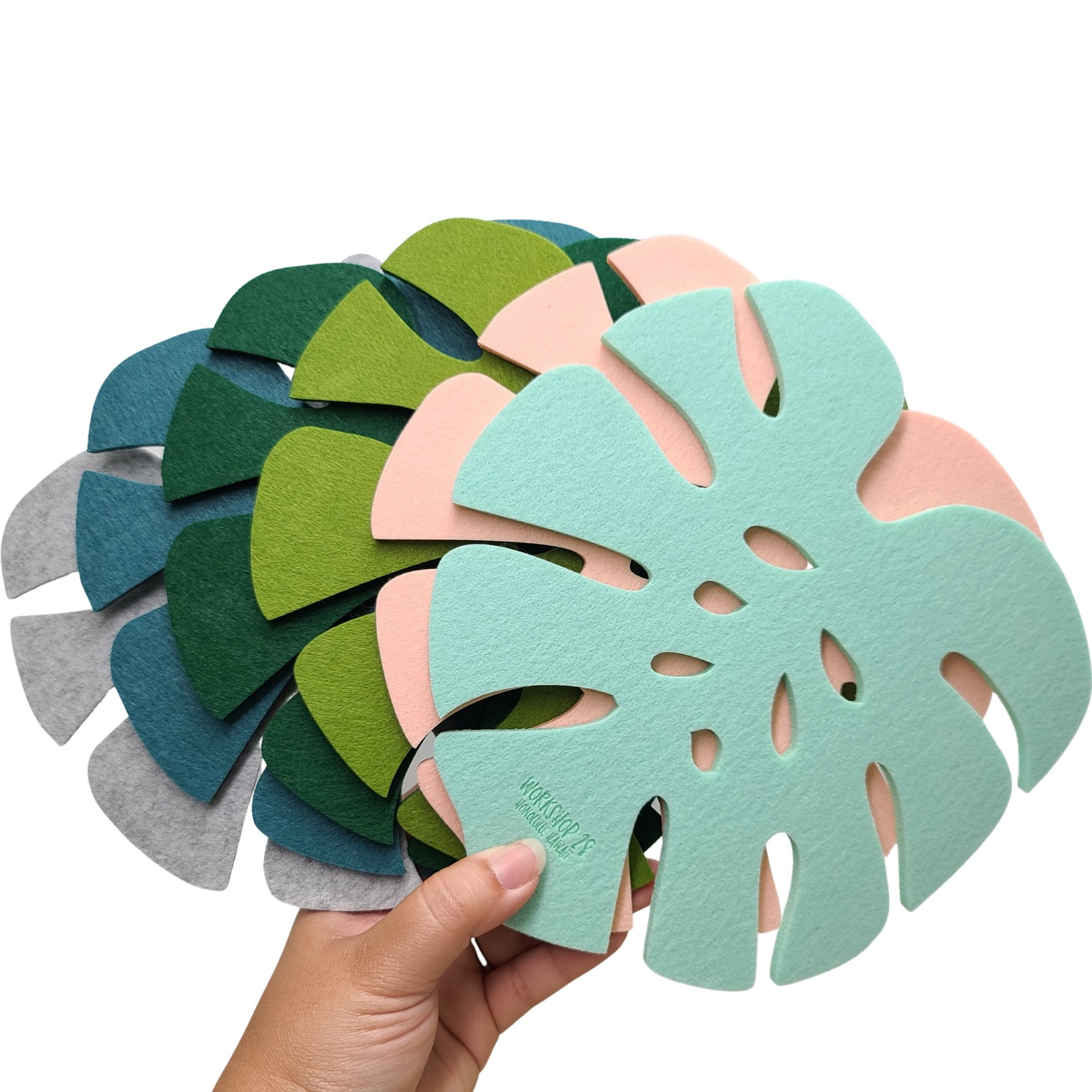 MONSTERA FELT TRIVET