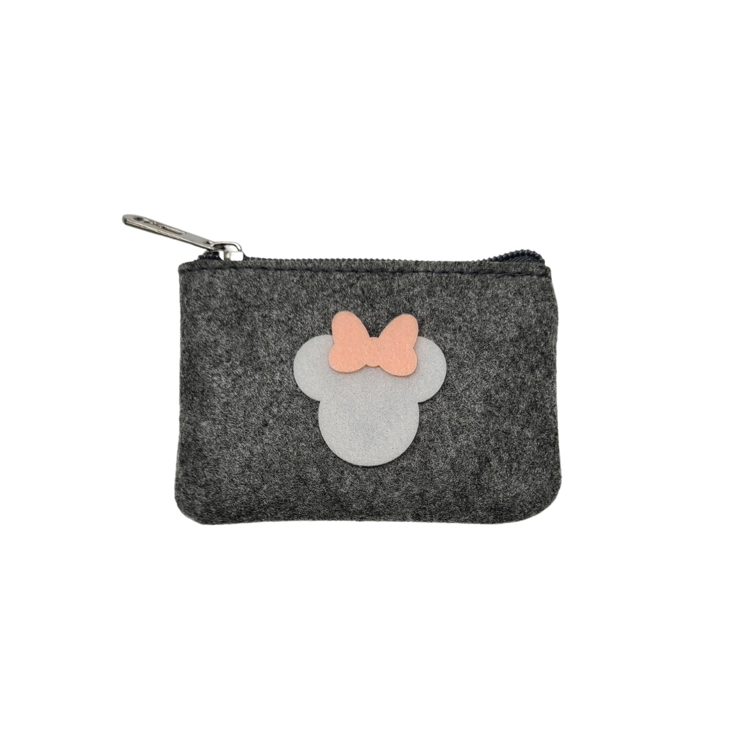 MINI FELT ZIPPER POUCH