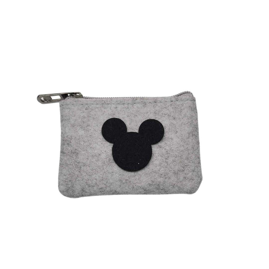 MINI FELT ZIPPER POUCH