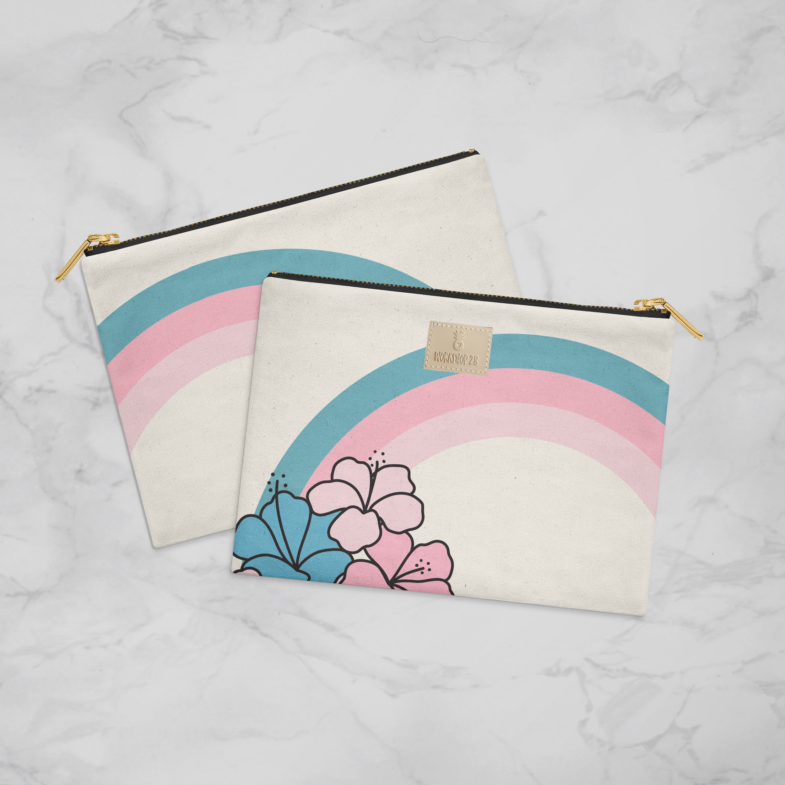 RAINBOW HIBISCUS "TO-GO" POUCH
