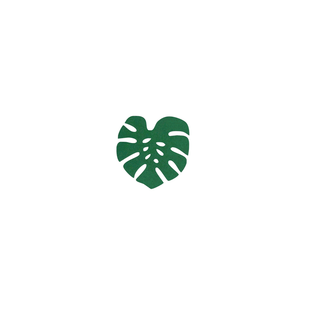 MONSTERA FELT COASTER