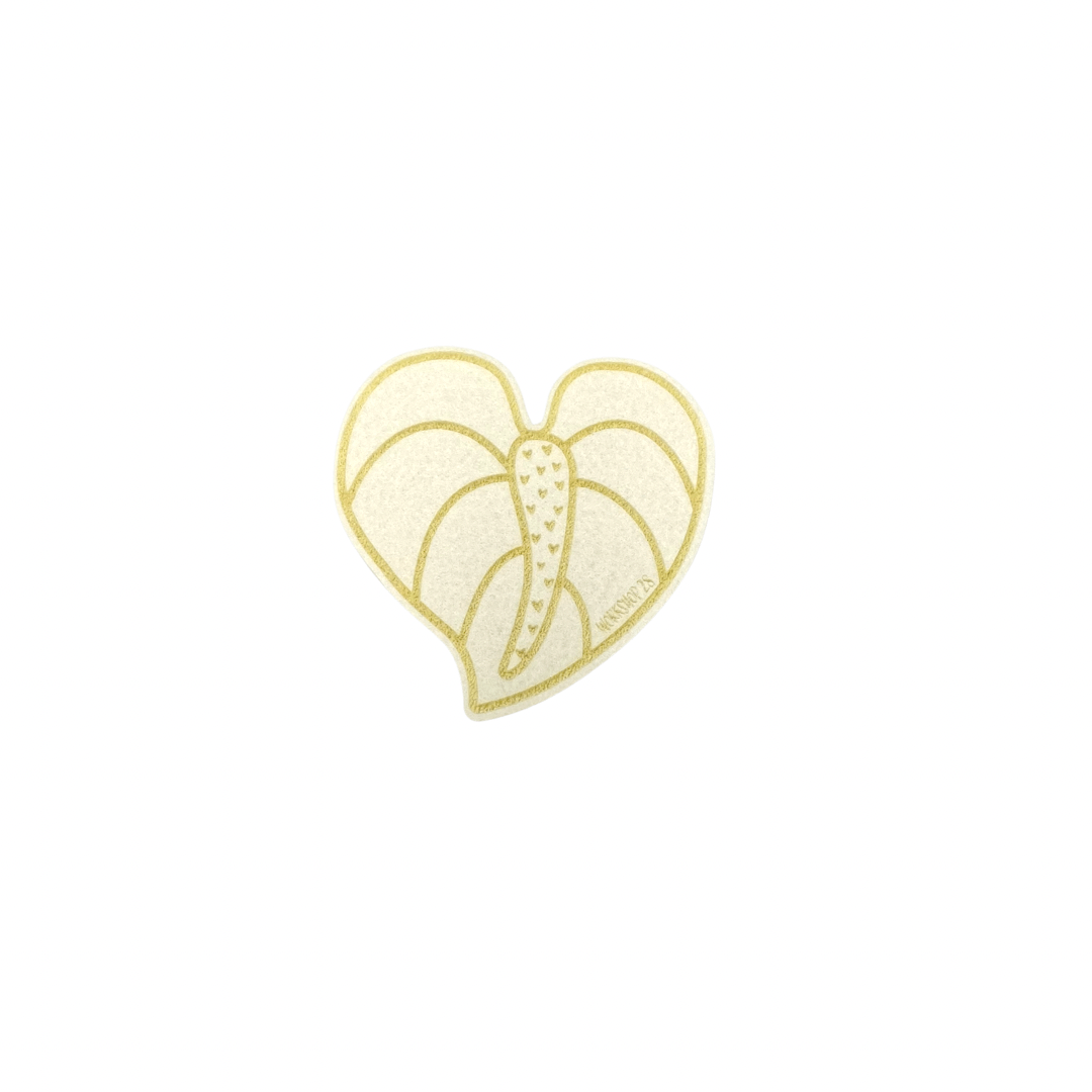 ANTHURIUM FELT COASTER