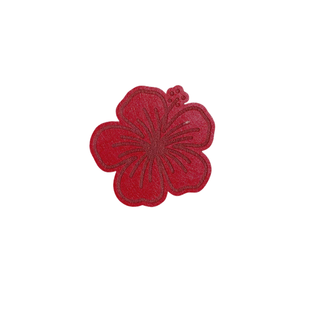 HIBISCUS FELT COASTER