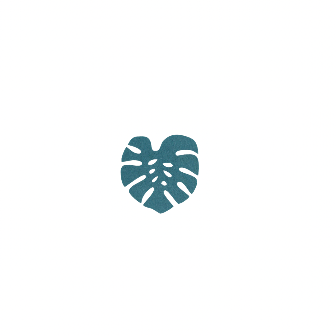 MONSTERA FELT COASTER